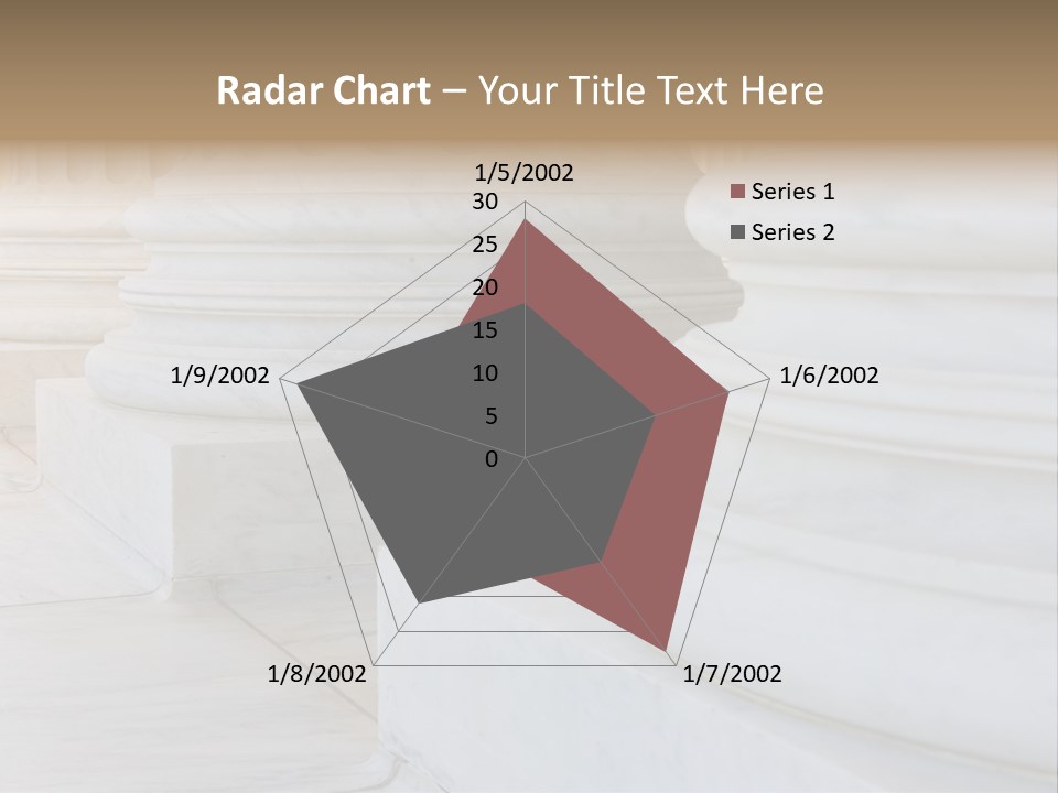 Usa Greek Column PowerPoint Template