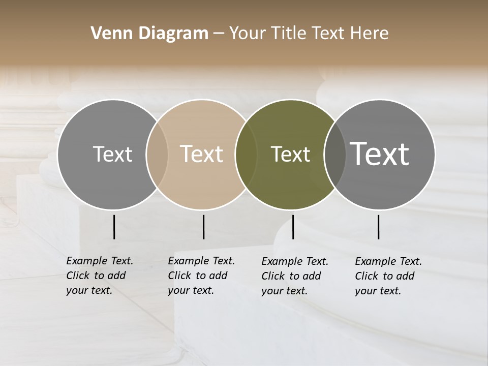 Usa Greek Column PowerPoint Template