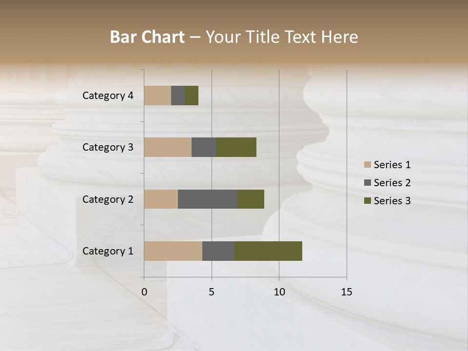 Usa Greek Column PowerPoint Template