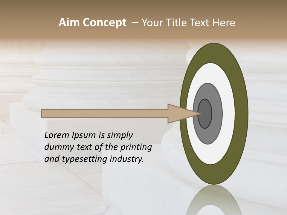 Usa Greek Column PowerPoint Template