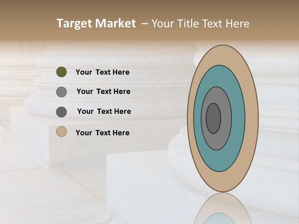 Usa Greek Column PowerPoint Template