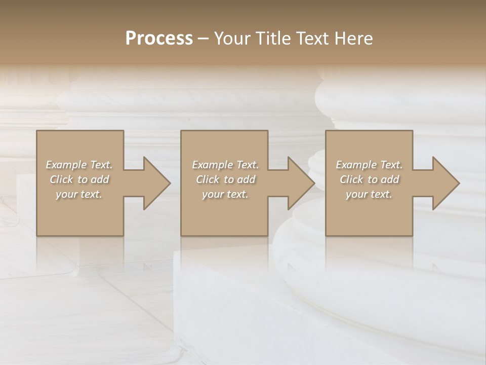 Usa Greek Column PowerPoint Template