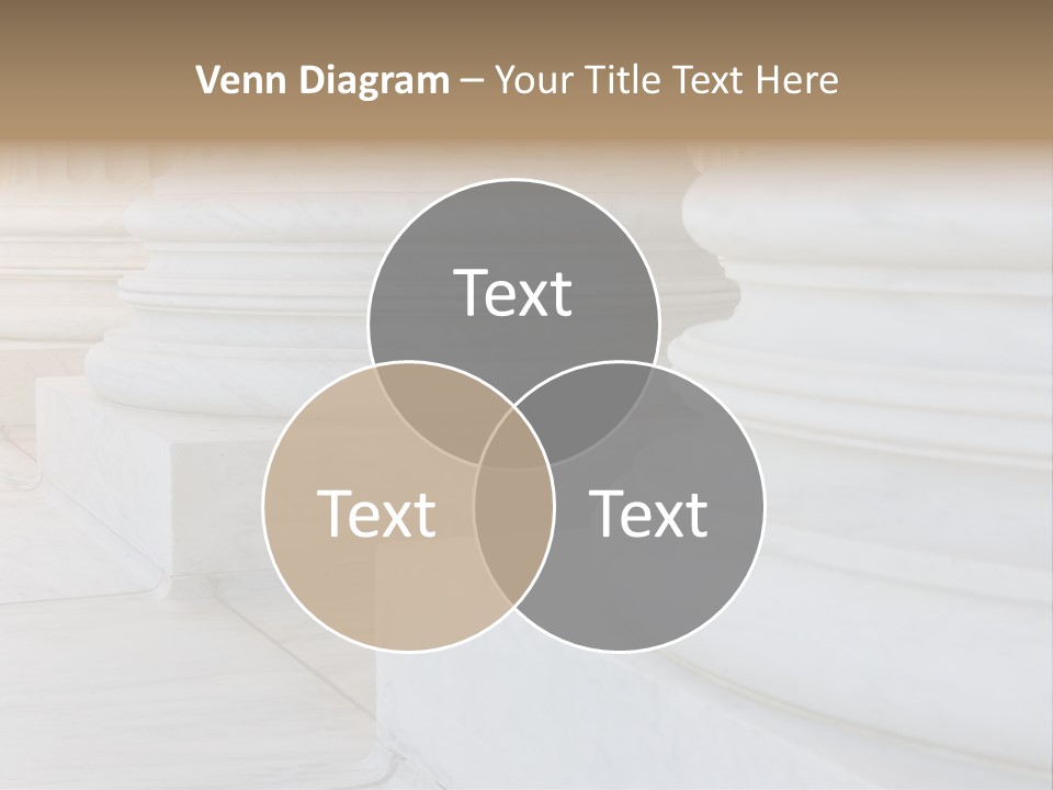 Usa Greek Column PowerPoint Template