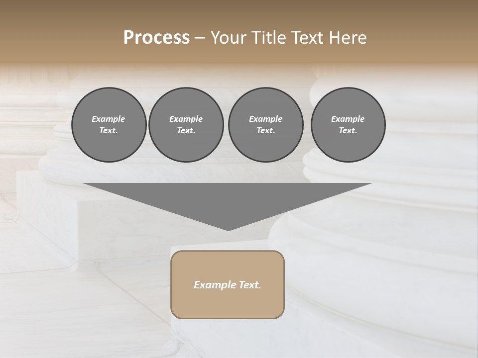 Usa Greek Column PowerPoint Template