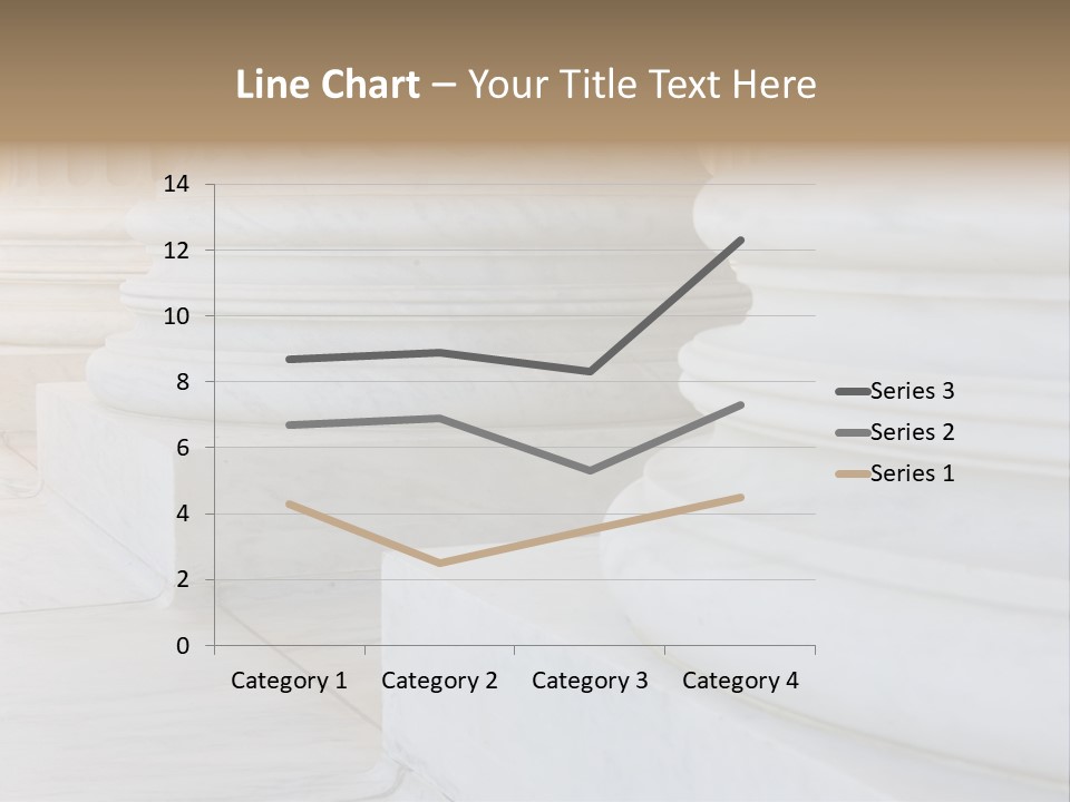 Usa Greek Column PowerPoint Template