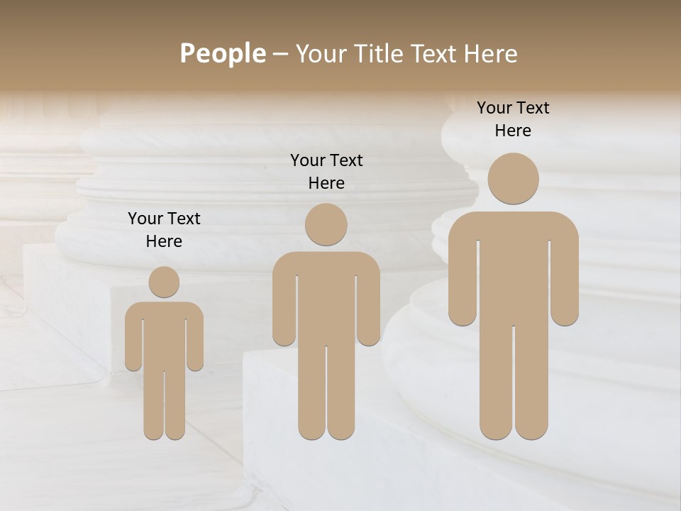 Usa Greek Column PowerPoint Template