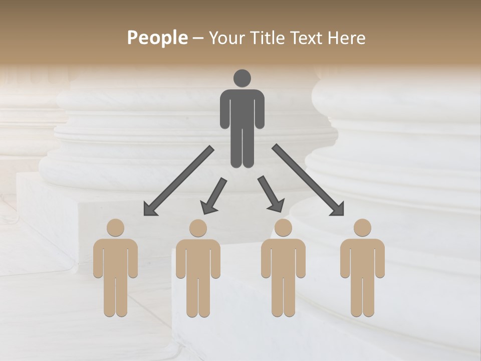 Usa Greek Column PowerPoint Template