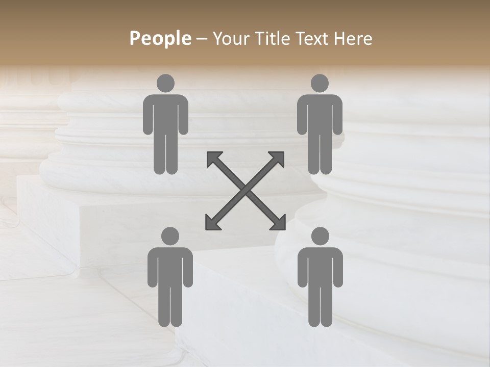 Usa Greek Column PowerPoint Template