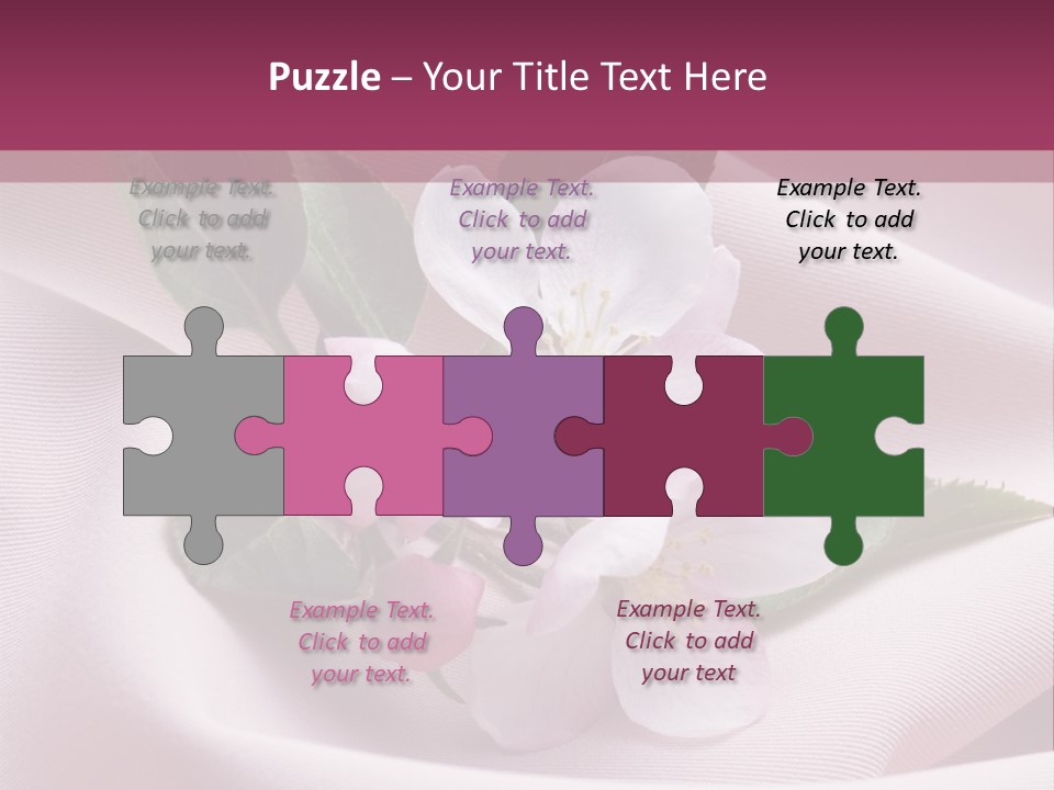 Calendar Backgrounds Green PowerPoint Template