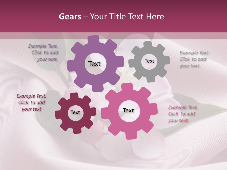 Calendar Backgrounds Green PowerPoint Template