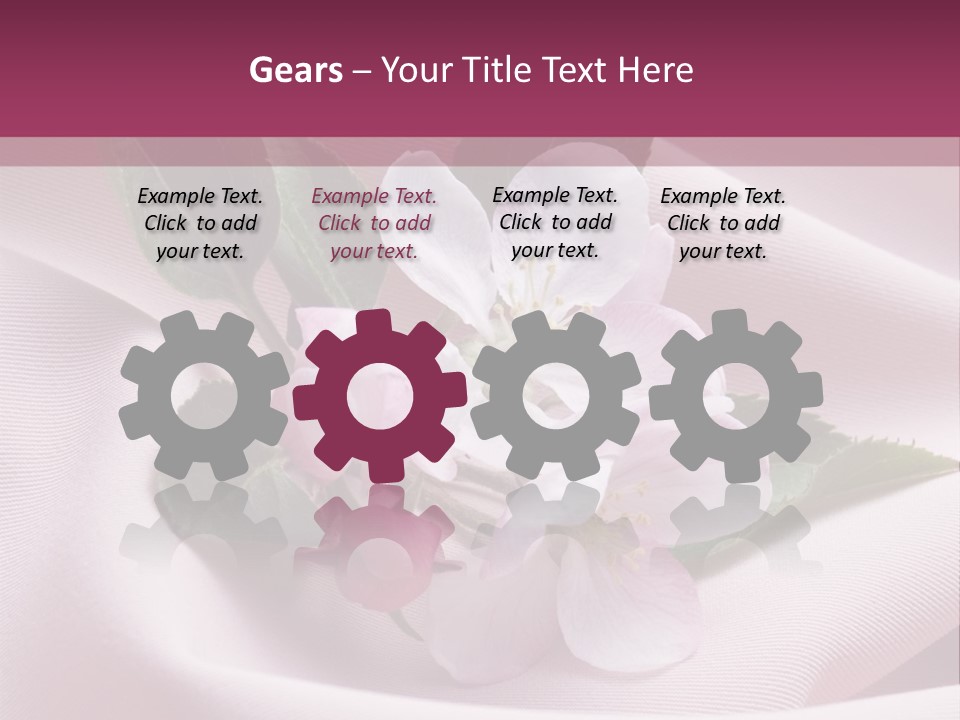 Calendar Backgrounds Green PowerPoint Template