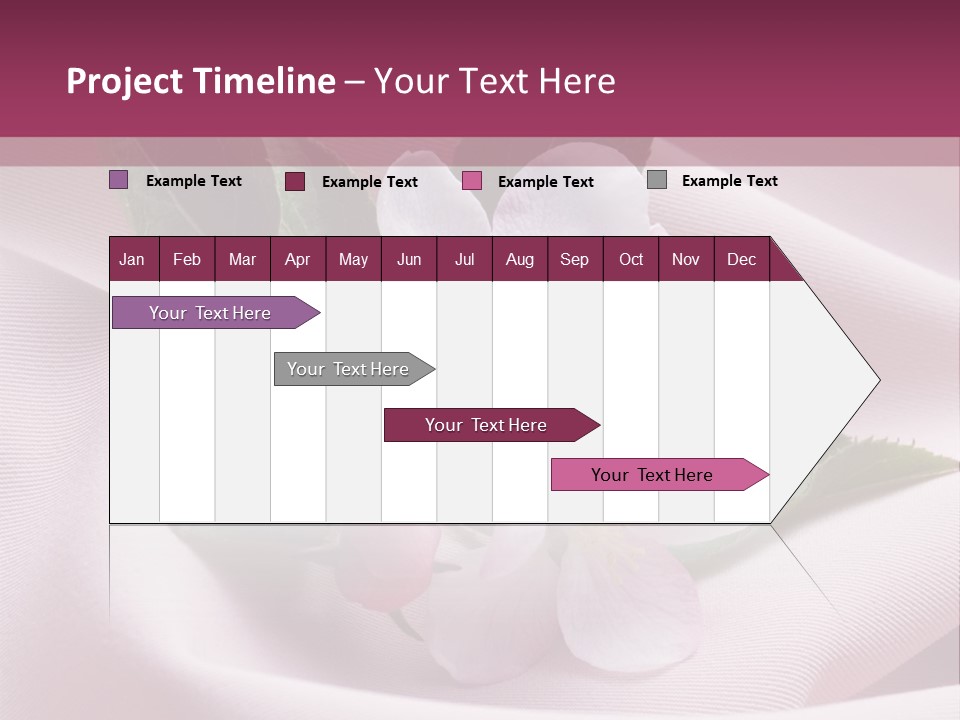 Calendar Backgrounds Green PowerPoint Template