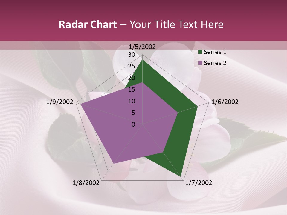 Calendar Backgrounds Green PowerPoint Template