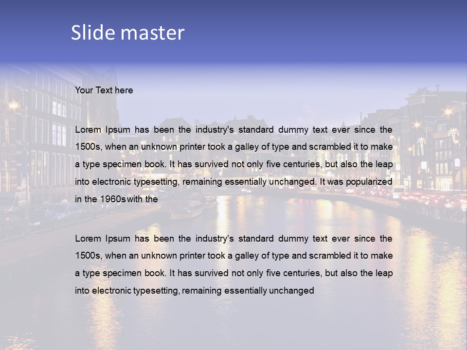 Building Outdoor Architectural PowerPoint Template