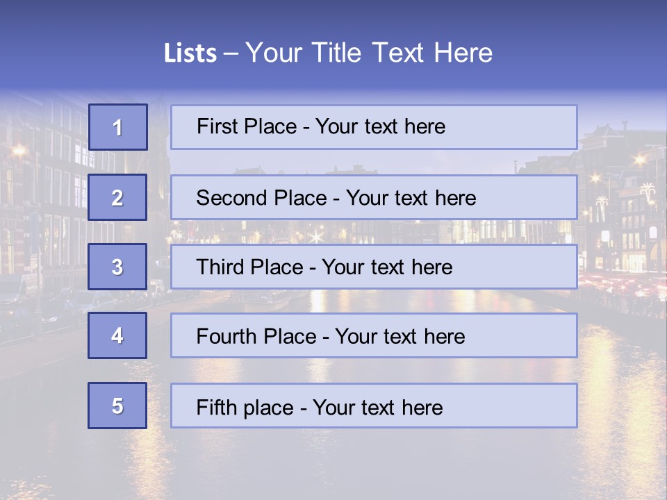 Building Outdoor Architectural PowerPoint Template