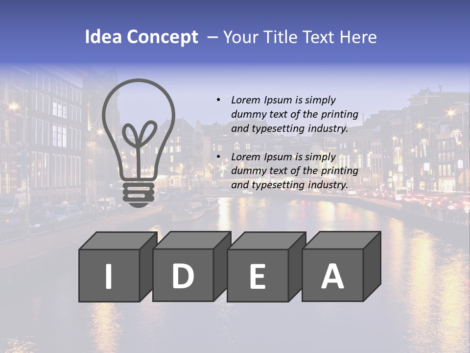 Building Outdoor Architectural PowerPoint Template