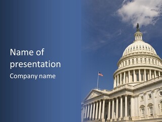 Landmark Flag Vote PowerPoint Template