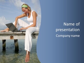 Selfemployed Jetty Happy PowerPoint Template