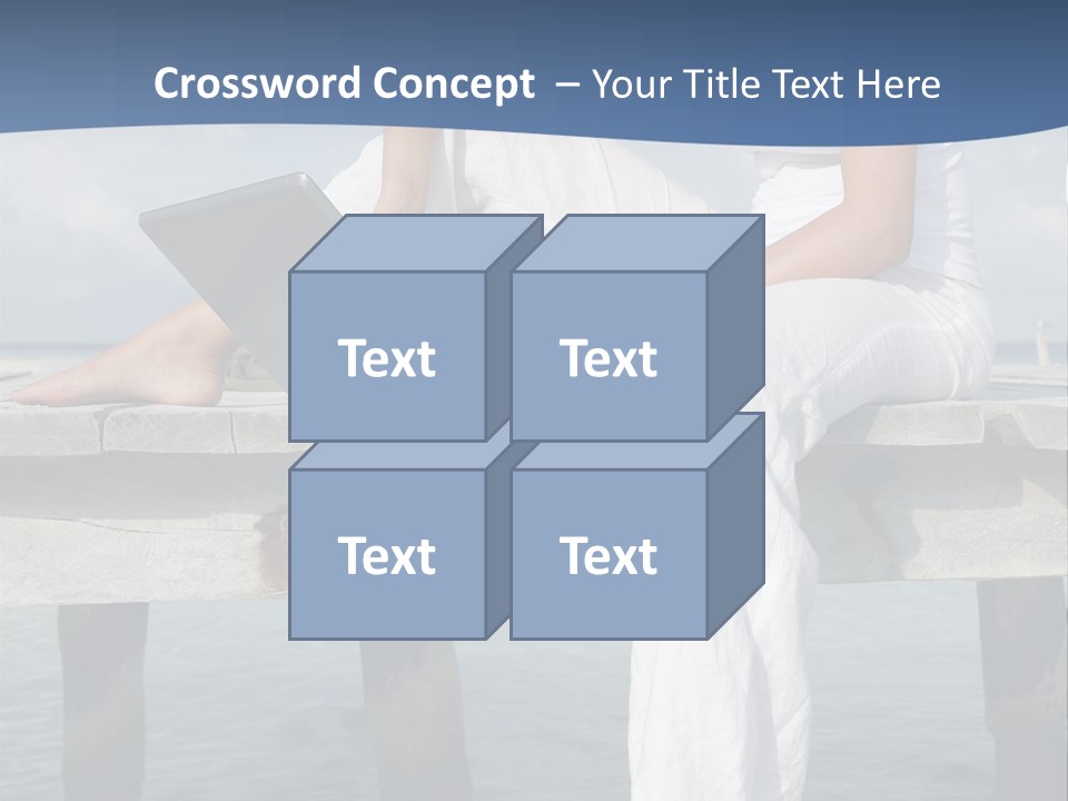Selfemployed Jetty Happy PowerPoint Template