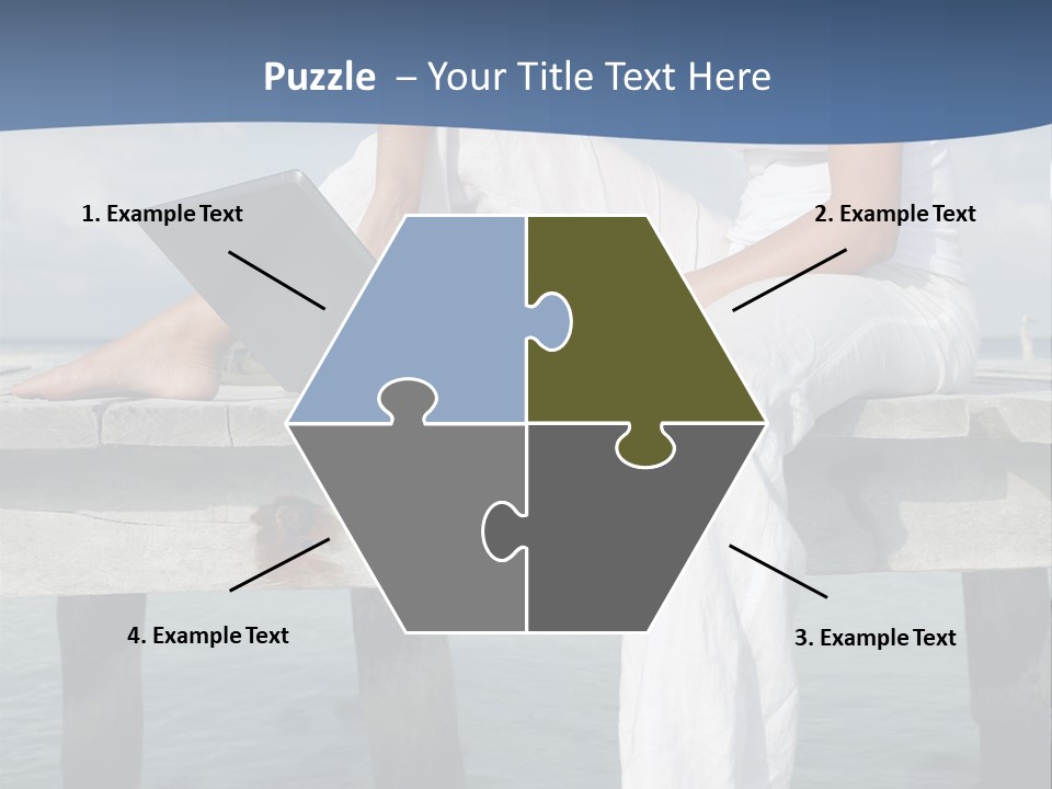 Selfemployed Jetty Happy PowerPoint Template