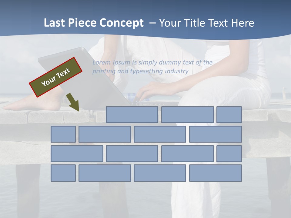 Selfemployed Jetty Happy PowerPoint Template