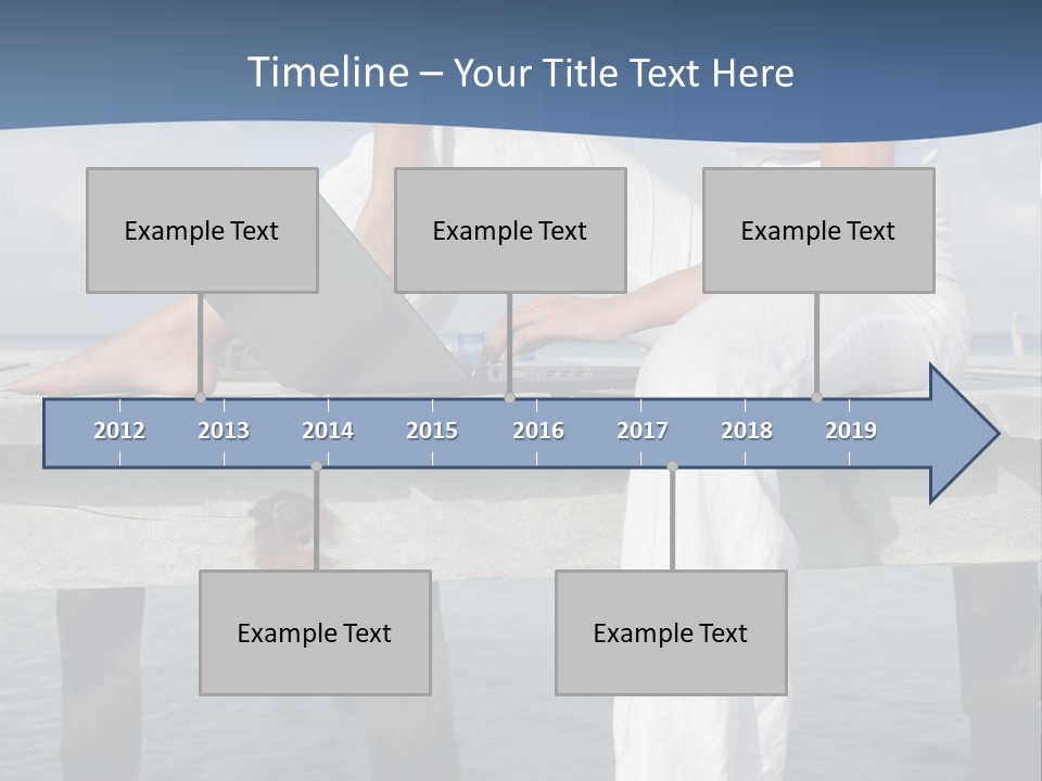 Selfemployed Jetty Happy PowerPoint Template