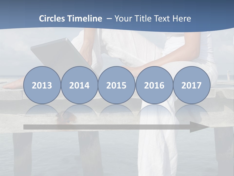 Selfemployed Jetty Happy PowerPoint Template