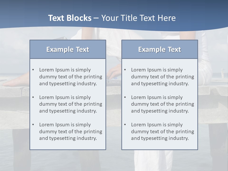 Selfemployed Jetty Happy PowerPoint Template