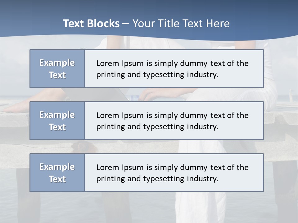 Selfemployed Jetty Happy PowerPoint Template