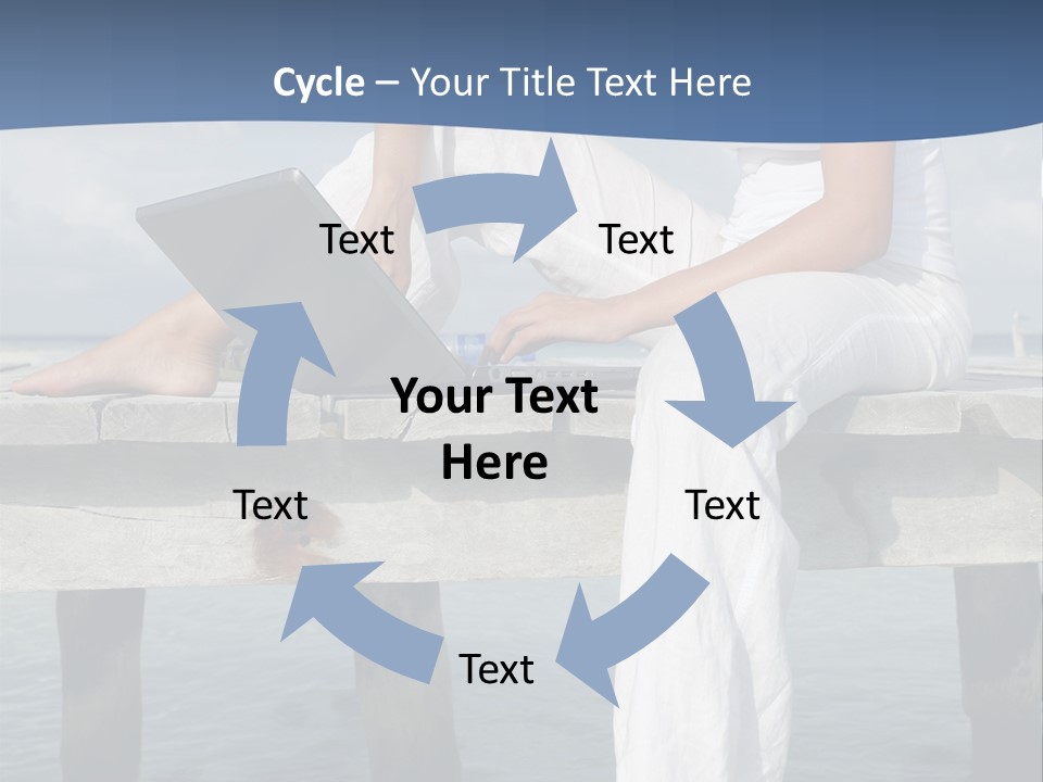 Selfemployed Jetty Happy PowerPoint Template