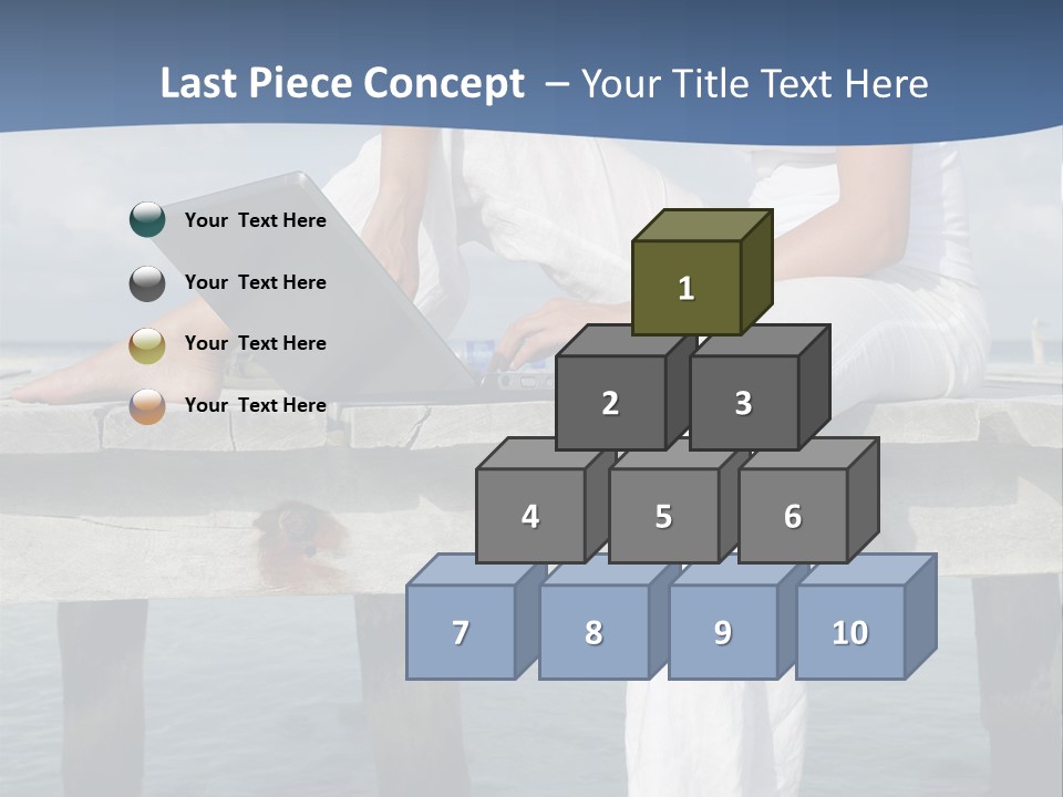 Selfemployed Jetty Happy PowerPoint Template