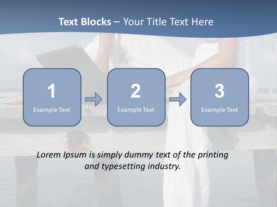 Selfemployed Jetty Happy PowerPoint Template