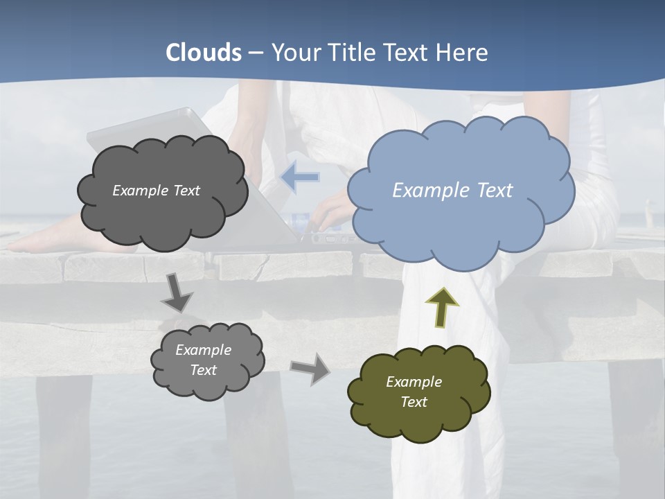 Selfemployed Jetty Happy PowerPoint Template