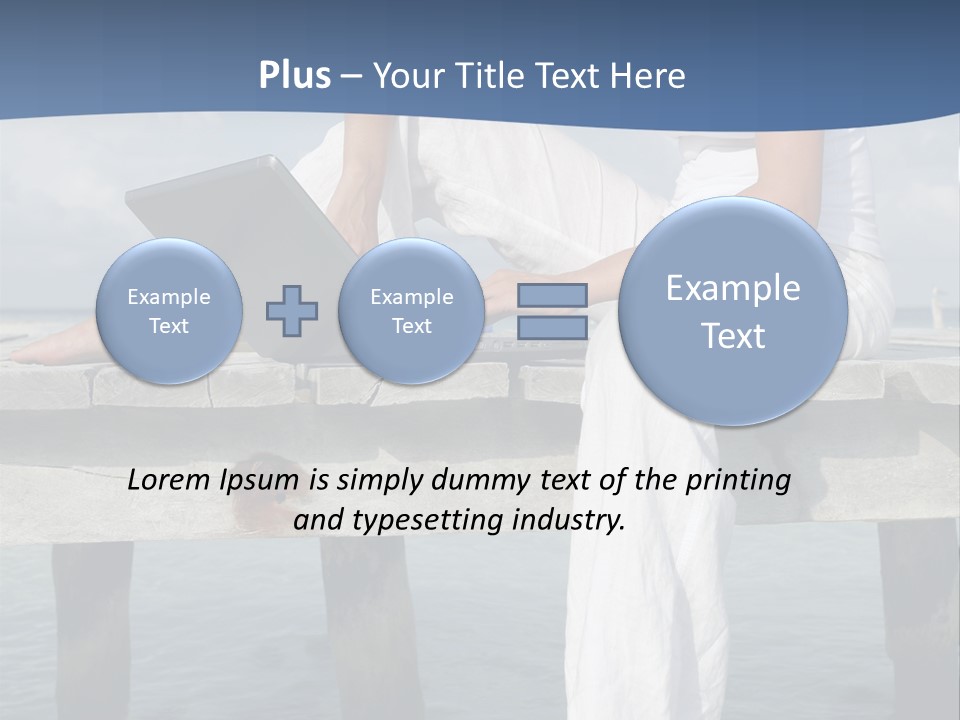 Selfemployed Jetty Happy PowerPoint Template