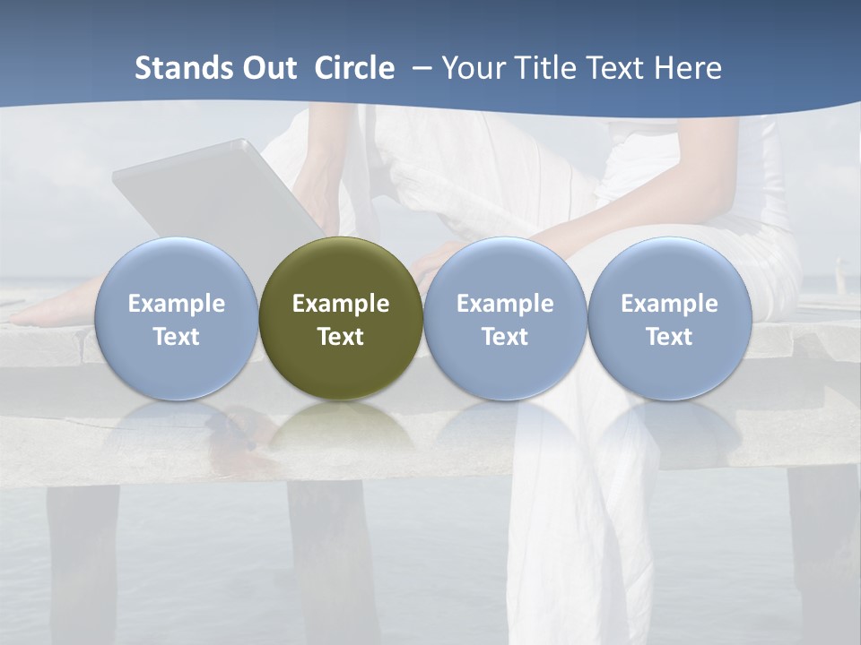 Selfemployed Jetty Happy PowerPoint Template