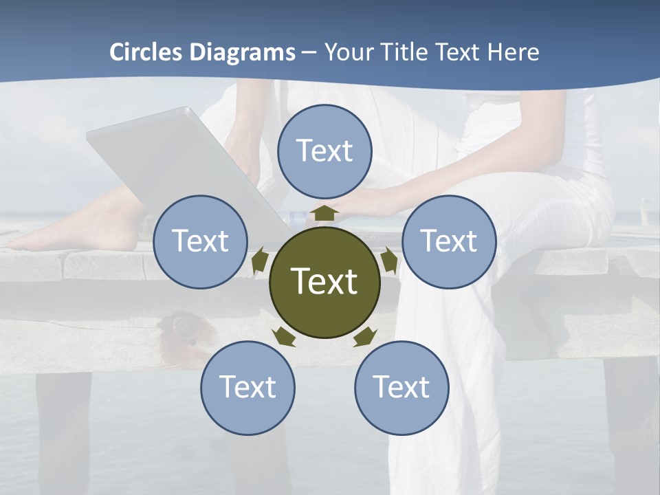 Selfemployed Jetty Happy PowerPoint Template