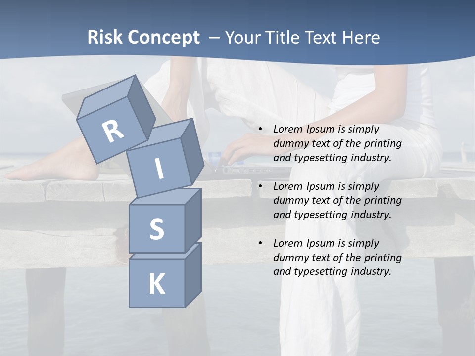 Selfemployed Jetty Happy PowerPoint Template