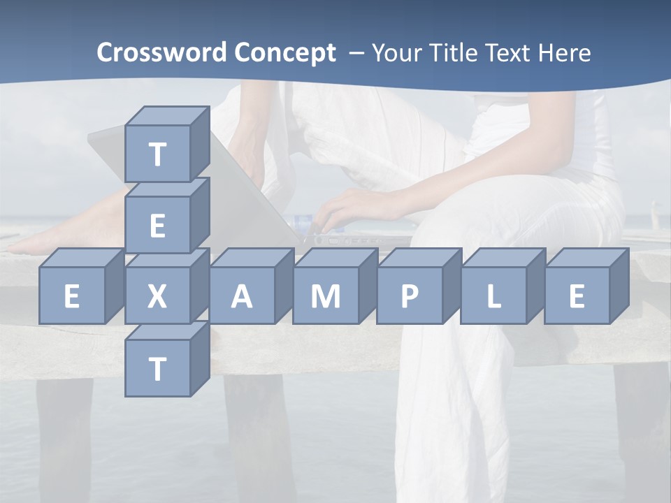Selfemployed Jetty Happy PowerPoint Template