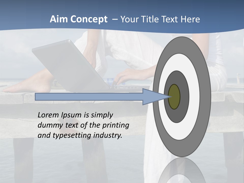 Selfemployed Jetty Happy PowerPoint Template