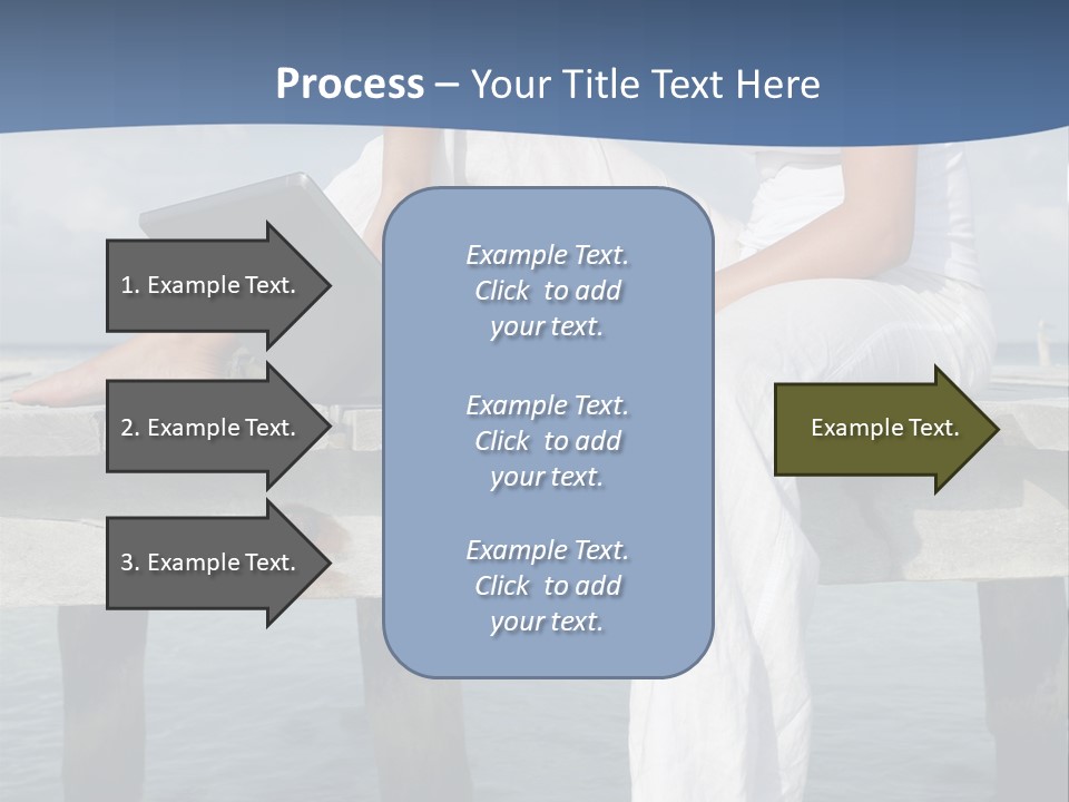 Selfemployed Jetty Happy PowerPoint Template