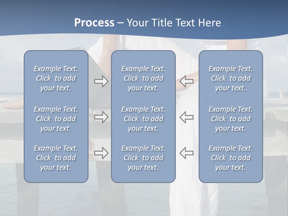 Selfemployed Jetty Happy PowerPoint Template