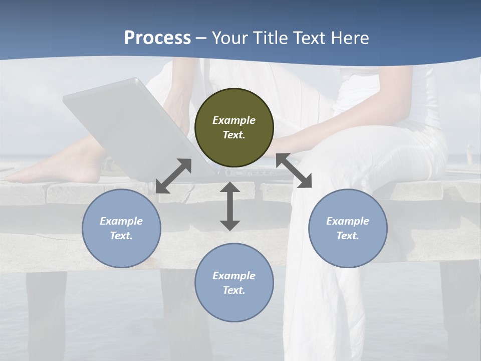 Selfemployed Jetty Happy PowerPoint Template