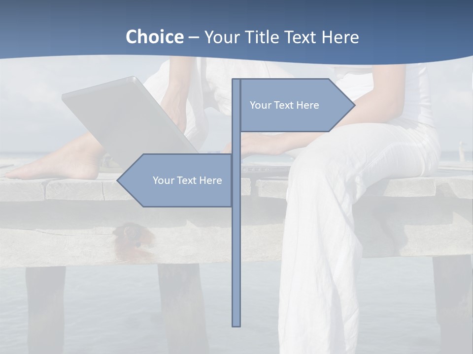 Selfemployed Jetty Happy PowerPoint Template