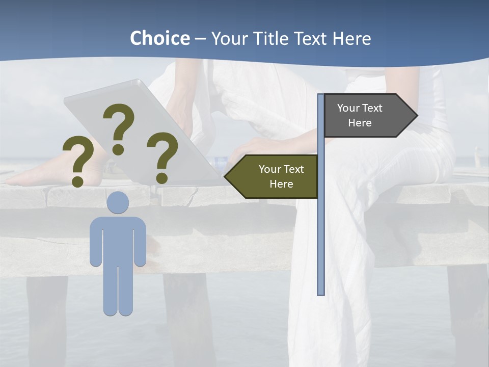 Selfemployed Jetty Happy PowerPoint Template