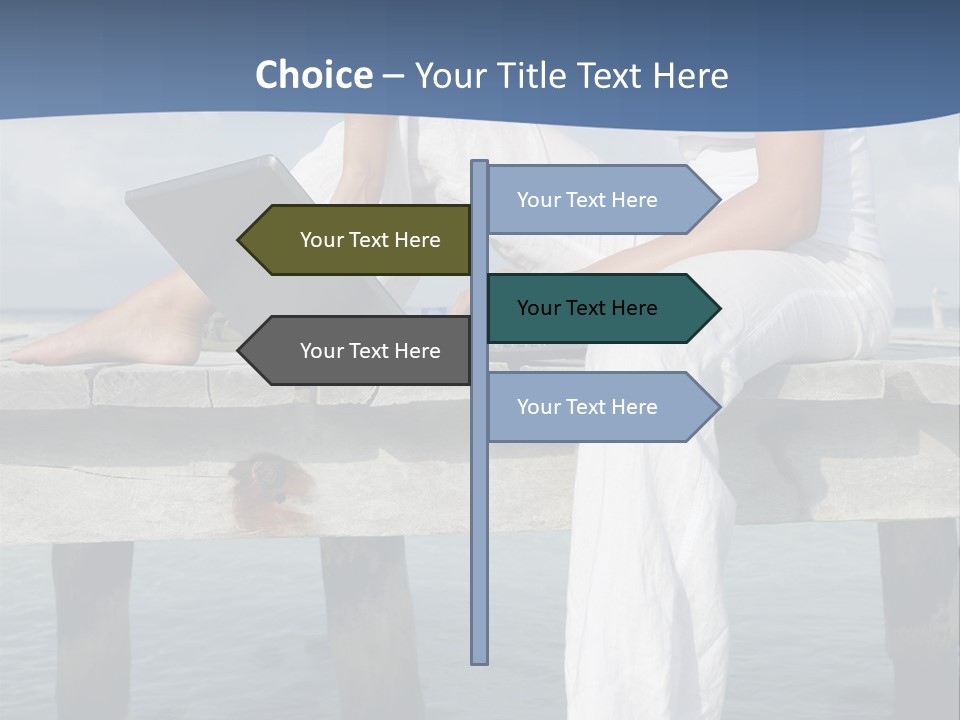 Selfemployed Jetty Happy PowerPoint Template