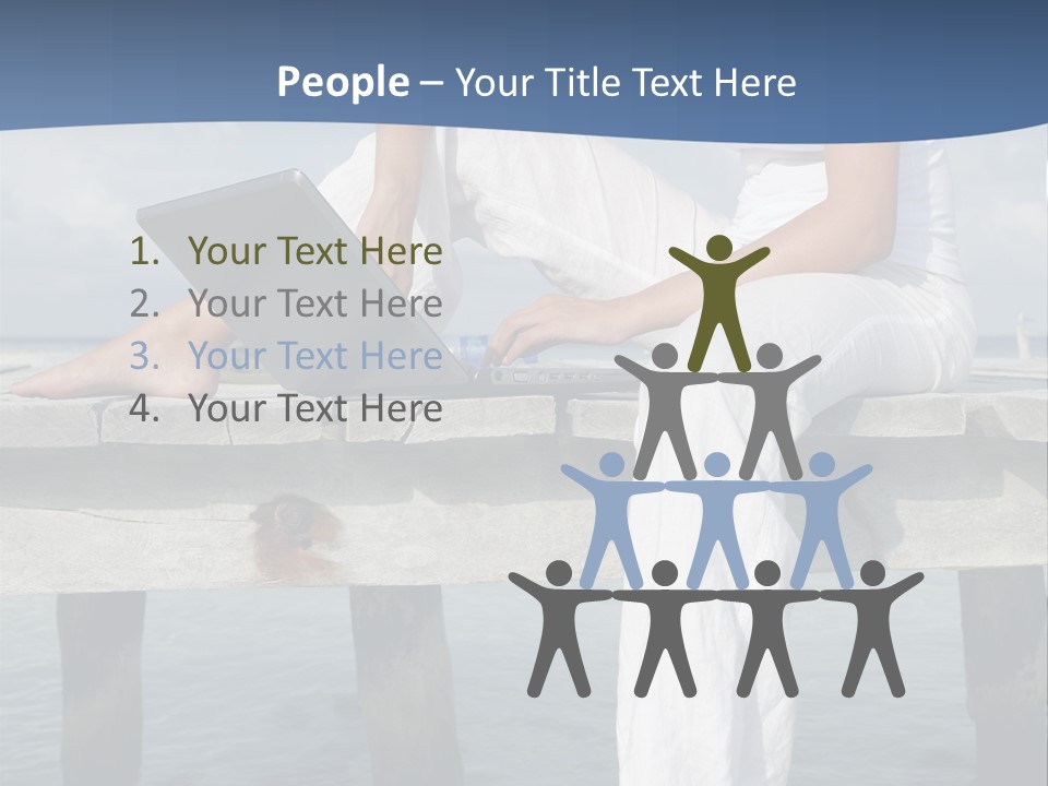 Selfemployed Jetty Happy PowerPoint Template