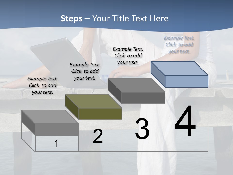 Selfemployed Jetty Happy PowerPoint Template