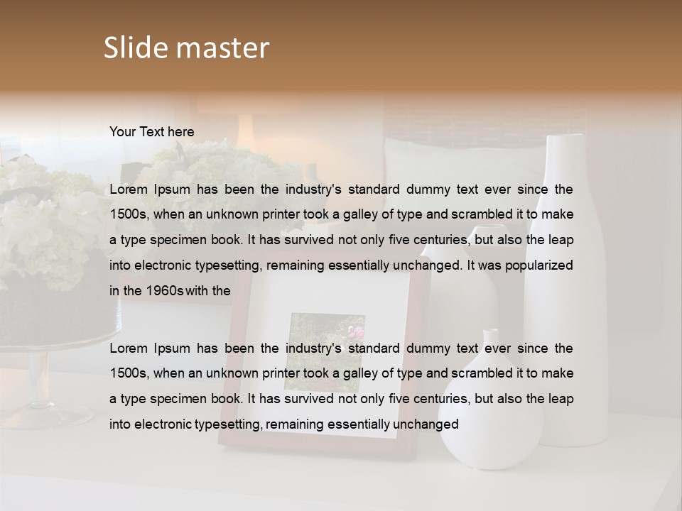 Relax Furniture Dresser PowerPoint Template