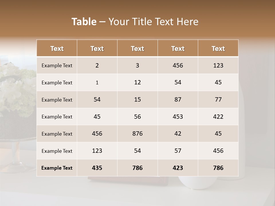 Relax Furniture Dresser PowerPoint Template