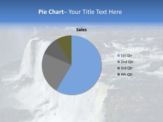 Natural Cataract Iguassu PowerPoint Template